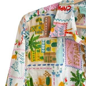 True Destinations Cover Up XL Beach Swim Resort Travel Cruise  NWT